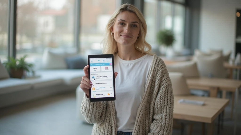 Смартфон и планшет с приложениями для финансового планирования и управления задачами